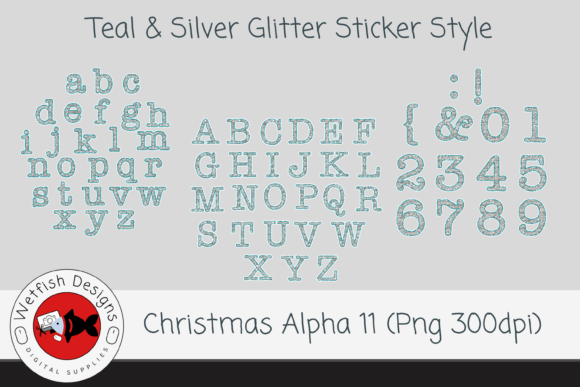 Christmas Alphabet 11: Festive Illustrations for Branding