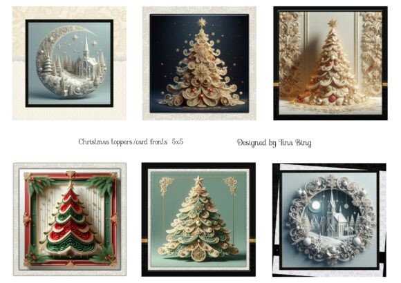 Christmas Tree Toppers: Illustrations for Bloggers