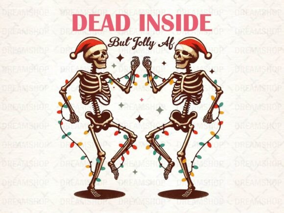 Dead Inside but Jolly Af Illustrations Review