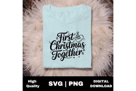 First Christmas Couple SVG: Holiday Illustrations