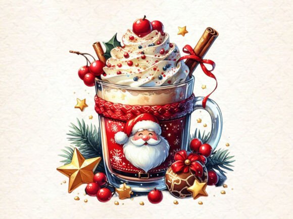 Holiday Christmas Coffee with Santa Png: A Designer’s Review