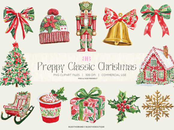 Preppy Nutcracker Christmas Clipart PNG Review