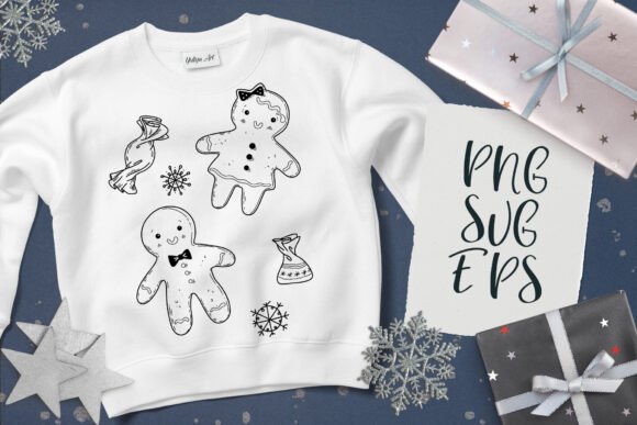 Review: Christmas Gingerbread Men SVG, EPS Png Illustrations