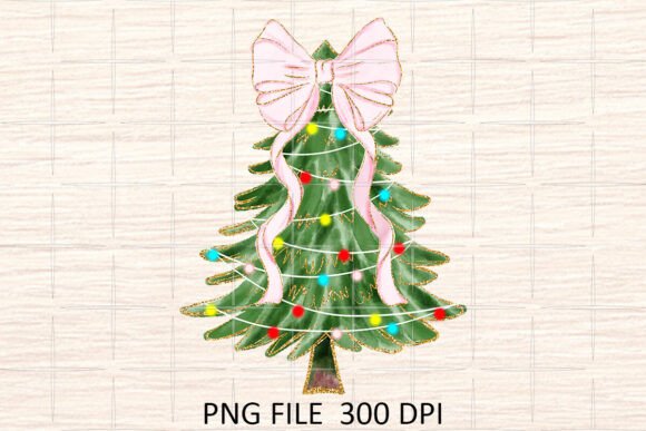 Reviewing Christmas Tree Bow PNG Winter Design Illustrations