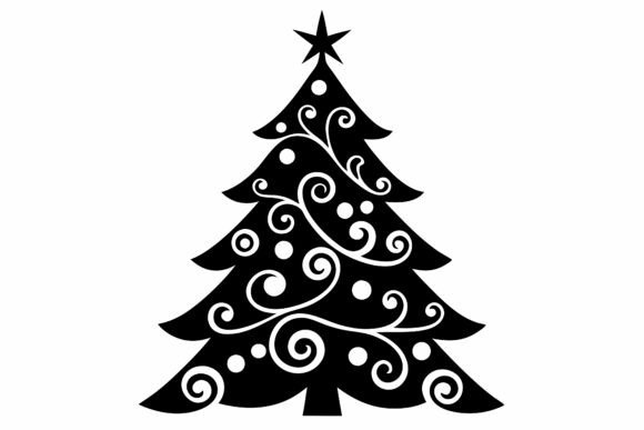 Traditional Ornamental Christmas Tree S Illustrations