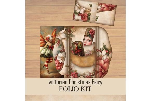 Victorian Christmas Fairy Folio Kit Illustrations