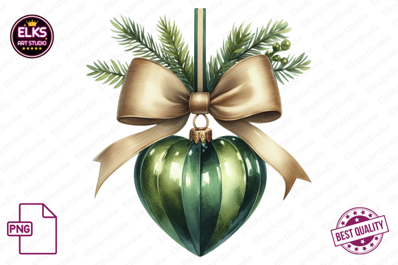 Watercolor Boho Christmas PNG Clipart Review